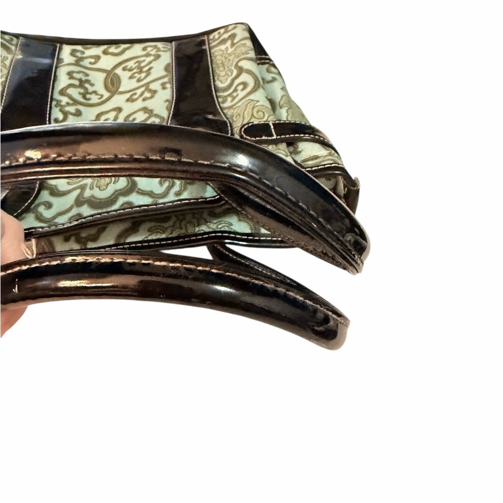 🩷 FREE WITH ANY PURCHASE Chic Black and Turquoise Green Insulated Tote Lunch Bag - Picture 7 of 11
